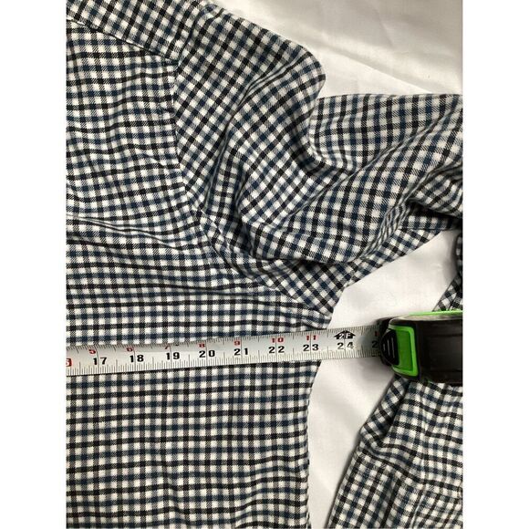 UNTUCKit Flannel Cerasuola Button Up Plaid. Shirt Sz XL Blue White - Picture 6 of 9